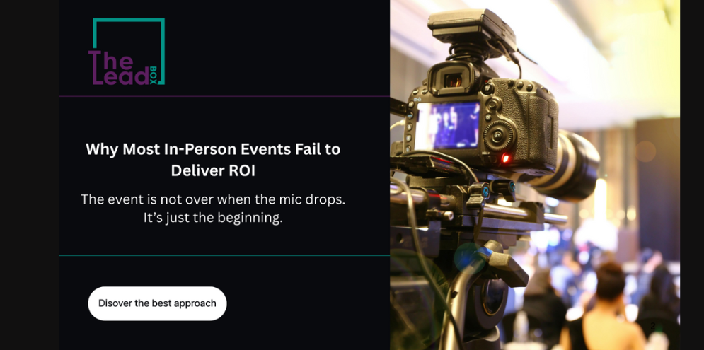 Why Most In-Person Events Fail to Deliver ROI