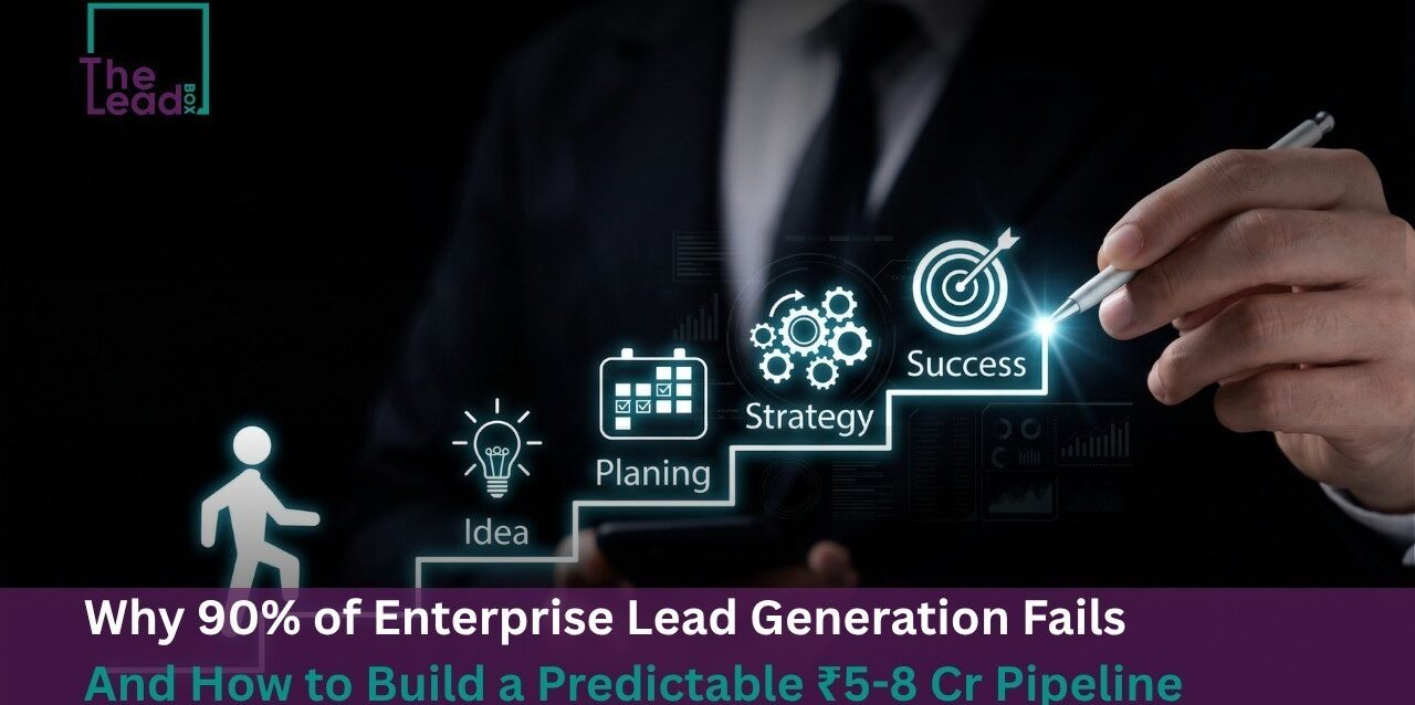 Why 90% of Enterprise Lead Generation Fails (And How to Build a Predictable ₹5-8 Cr Pipeline)