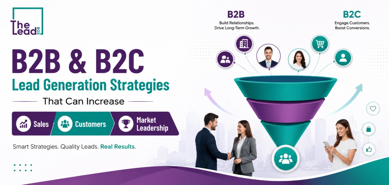B2B & B2C Lead Generation Strategies That Can Increase Sales, Customers and Market Leadership B2B & B2C Lead Generation Strategies That Can Increase Sales, Customers and Market Leadership