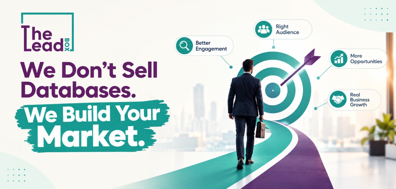 We Don't Sell Databases. We Build Your Market