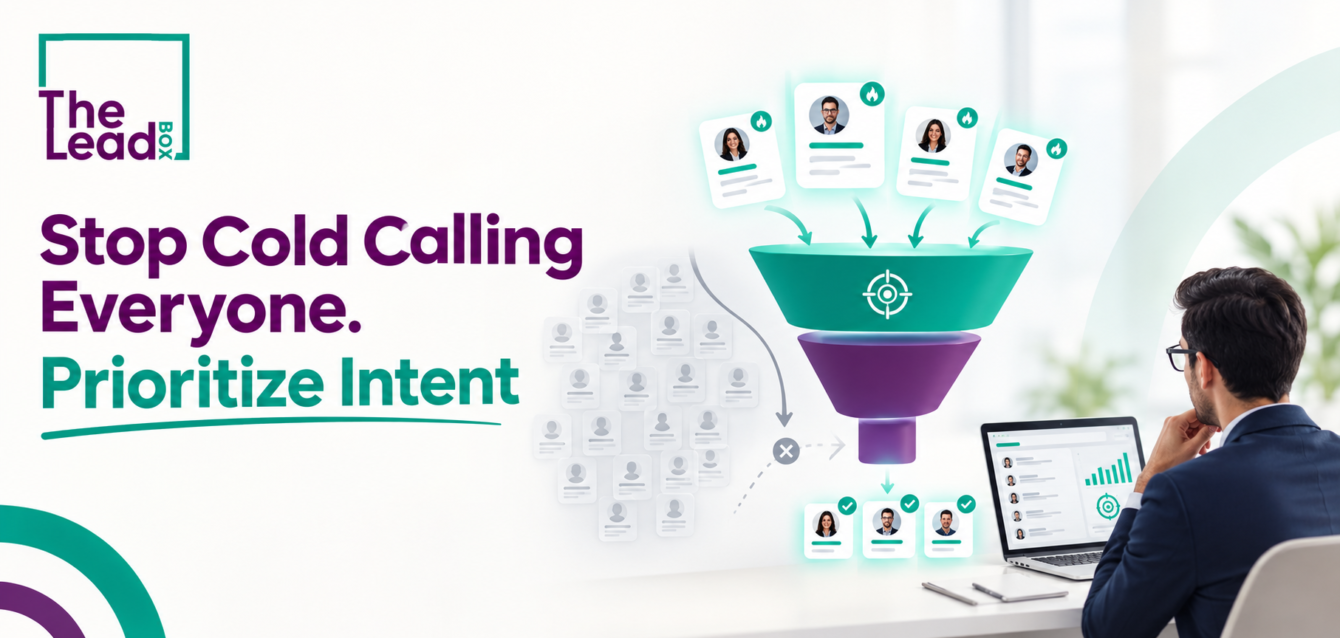 Stop Cold Calling Everyone. Prioritize Intent Stop Cold Calling Everyone. Prioritize Intent